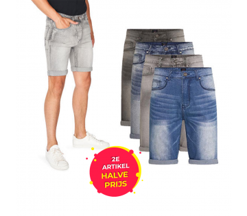 Mario Russo Denim Korte Broek 