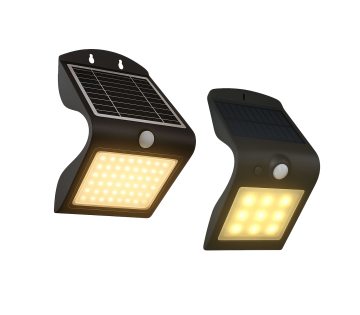 FlinQ Solar Butterfly Lamp in klein en in groot.