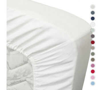 De Ten Cate Katoen Satijnen Hoeslaken zijn verkrijgbaar in 14 verschillende kleuren. 