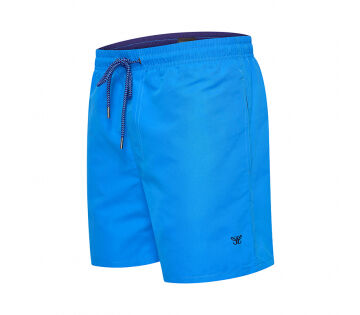De Cappuccino Zwembroek Portofino in de kleur blauw. De Cappuccino Zwembroek Portofino in de kleur blauw.