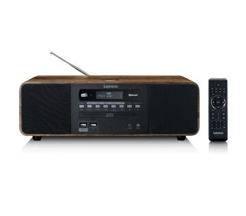 De Lenco DAR-051WD DAB+/FM Radio met CD-speler. De Lenco DAR-051WD DAB+/FM Radio met CD-speler.