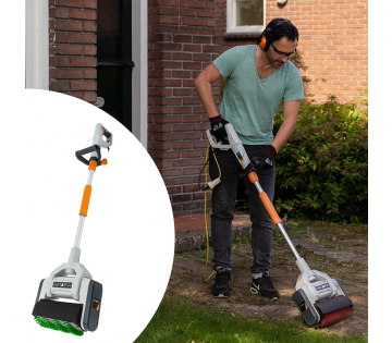 De Batavia Maxxseries 1020W Maxxbrush Terrasborstel.