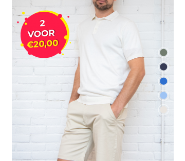 De Cappuccino Italia Polo is verkrijgbaar in 5 kleuren.