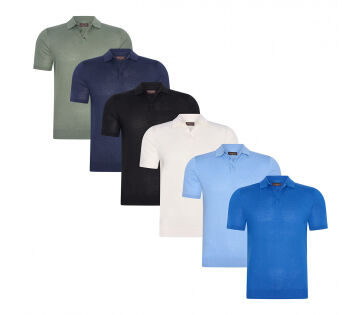 De Cappuccino Italia Polo is verkrijgbaar in 5 kleuren.