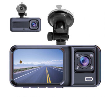 De Denver CCT-2500 Dashcam met Dubbele Camera. De Denver CCT-2500 Dashcam met Dubbele Camera.