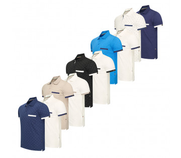 De 2-Pack Cappuccino Polo's Todi is verkrijgbaar in 5 sets.