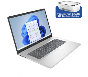 De HP 17-cn3955nd Laptop wordt tijdelijk geleverd met gratis HP Deskjet Printer. De HP 17-cn3955nd Laptop wordt tijdelijk geleverd met gratis HP Deskjet Printer.