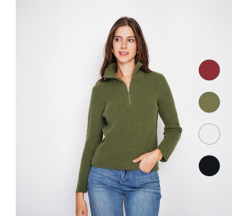 William de Faye Dames Hoge Coltrui met Kasjmier in kaki en de andere opties in kleuren bolletjes. William de Faye Dames Hoge Coltrui met Kasjmier in kaki en de andere opties in kleuren bolletjes.