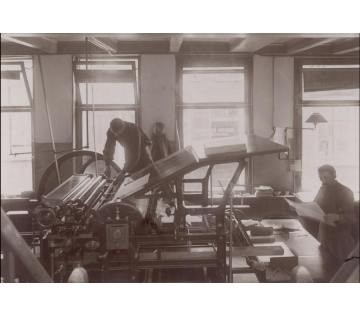 Joop Visscher - Handelsdrukkerij van 1874 in Leeuwarden in Leeuwarden