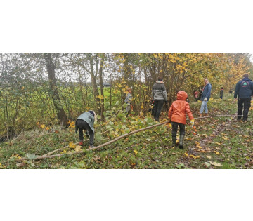 Natuurwerkdag in Jelsum