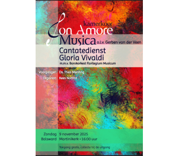 Kamerkoor Con Amore Musica - Gloria van Vivaldi in Bolsward