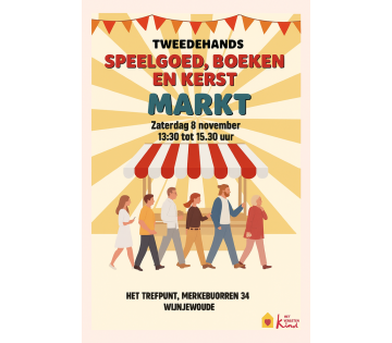 Tweedehands Speelgoed-, Boeken- & Kerstmarkt in Wijnjewoude