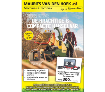 Demonstratie houtversnipperaars in Smilde