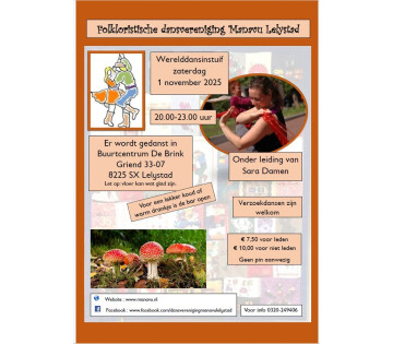 Werelddansinstuif Manavu Lelystad in Lelystad