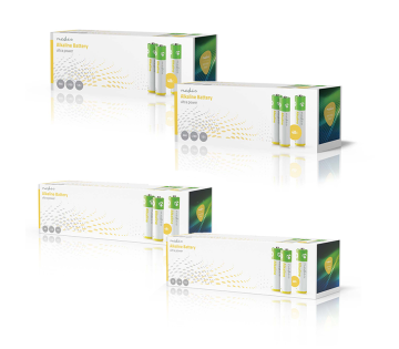 96 x Nedis AA/AAA Alkaline batterijen.