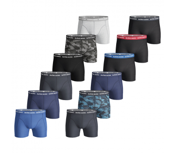 3-Pack Bjorn Borg Herenboxers in 4 verschillende combinaties.