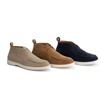 De DenBroeck Murray St. Herenschoenen zijn verkrijgbaar in cognac, sand en navy.