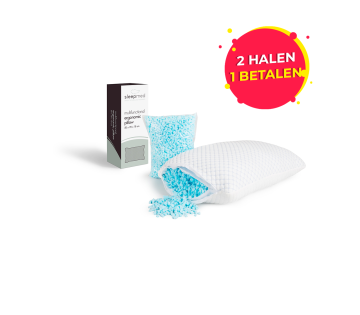 SleepMed Ergonomisch Navulbaar Kussen.