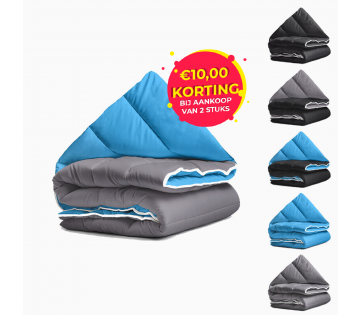 Het Lazy Dekbed is verkrijgbaar in verschillende kleuren. 
