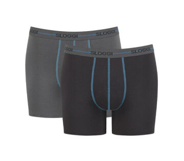 De 6-Pack Sloggi Men Start Short in de kleuren Brown/Light. De 6-Pack Sloggi Men Start Short in de kleuren Brown/Light.