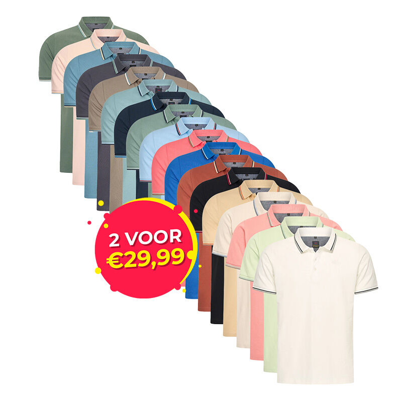 De Mario Russo Edward Polo is een stijlvolle polo welke verkrijgbaar is in verschillende kleuren en maten. De Mario Russo Edward Polo is een stijlvolle polo welke verkrijgbaar is in verschillende kleuren en maten.