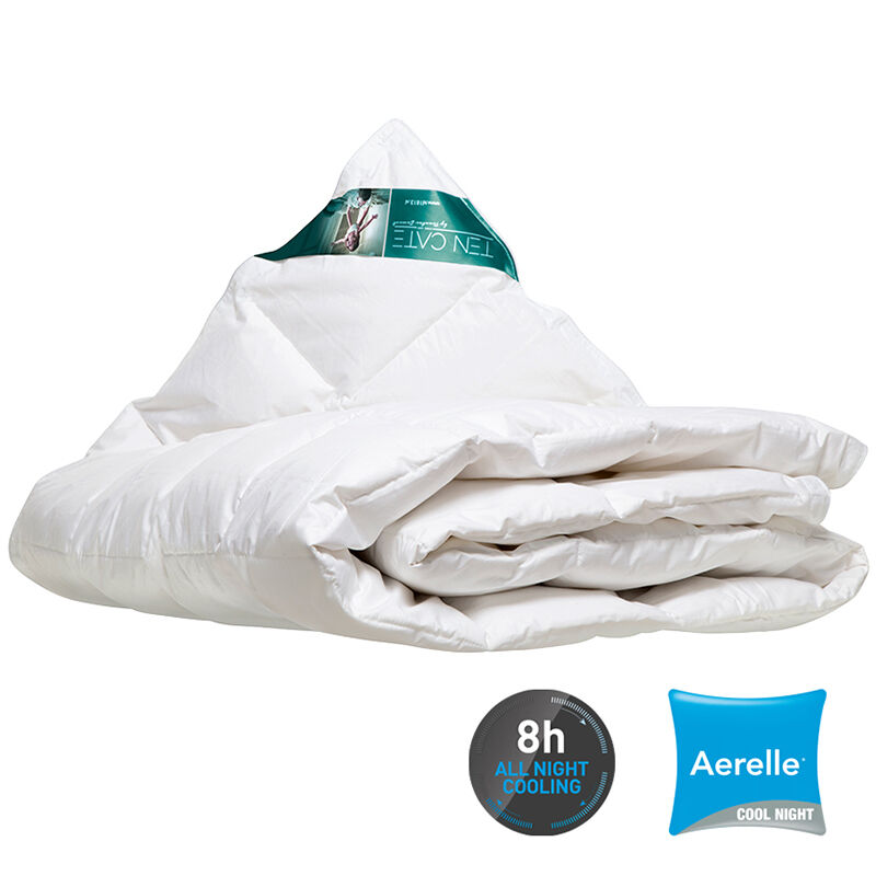 Het Ten Cate Cool Night zomerdekbed is een zeer comfortabel dekbed voor de warme zomernachten. Het Ten Cate Cool Night zomerdekbed is een zeer comfortabel dekbed voor de warme zomernachten.