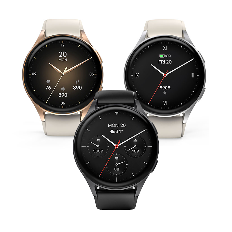 De Hama 8900 Geavanceerde Smartwatch met GPS is verkrijgbaar in 3 kleuren.