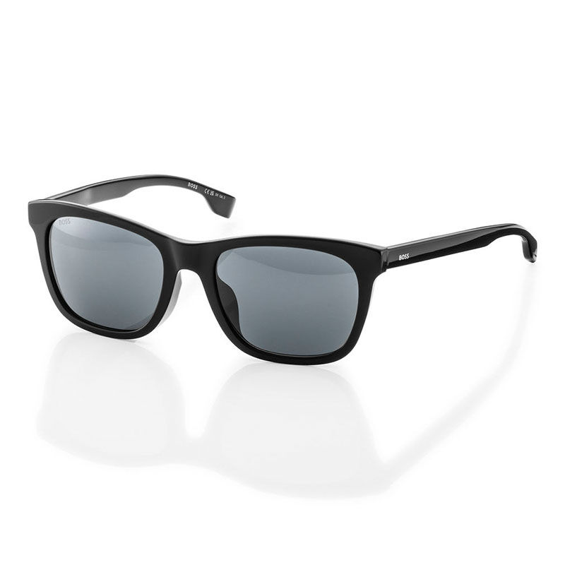 De voor- en zijkant van de Hugo Boss Heren Zonnebril 1555/0/F/S 807.