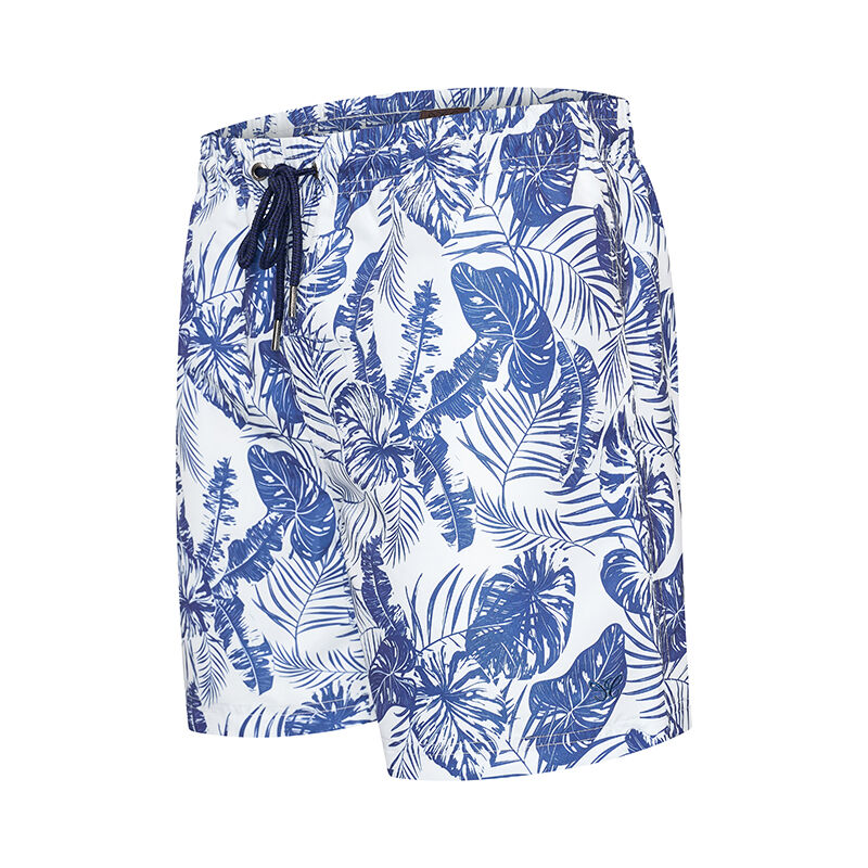 De Cappuccino Zwembroek Napoli in de kleur ecru.