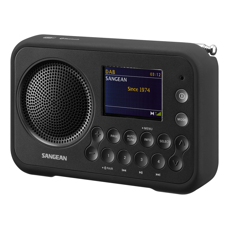 De Sangean DPR-76BT DAB+ Radio Zwart. De Sangean DPR-76BT DAB+ Radio Zwart.