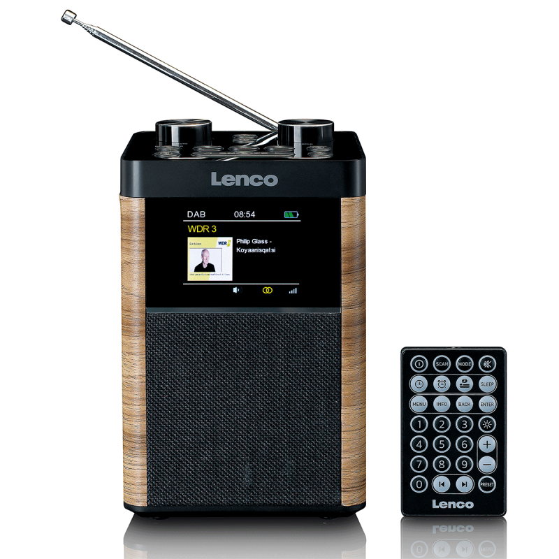 Lenco PDR-060WD Draadloze DAB+/FM Radio. Lenco PDR-060WD Draadloze DAB+/FM Radio.