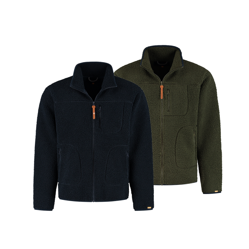 MGO Bonded Fleece Vest Ted in twee verschillende kleuren.