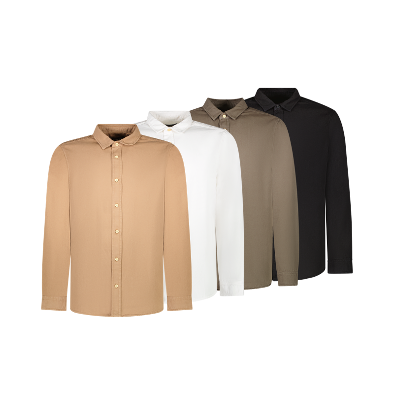 Cars Jeans Overhemd Jimmo in vier verschillende kleuren.