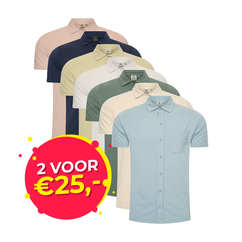 Het Mario Russo Fancy Jersey Shirt is verkrijgbaar in 7 kleuren.
