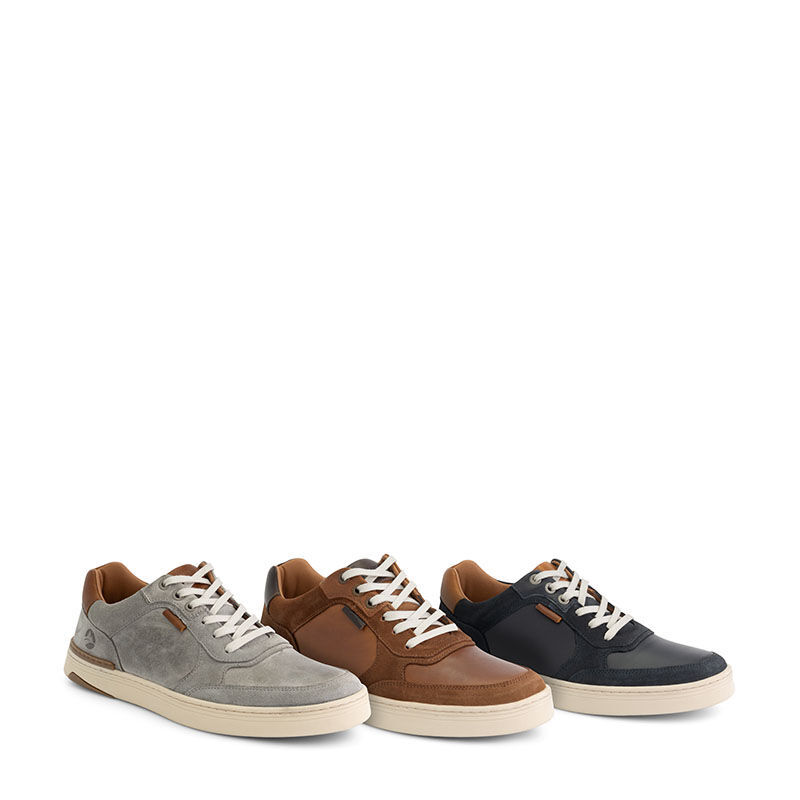 De Travelin' Sneakers zijn verkrijgbaar in 3 kleuren. De Travelin' Sneakers zijn verkrijgbaar in 3 kleuren.