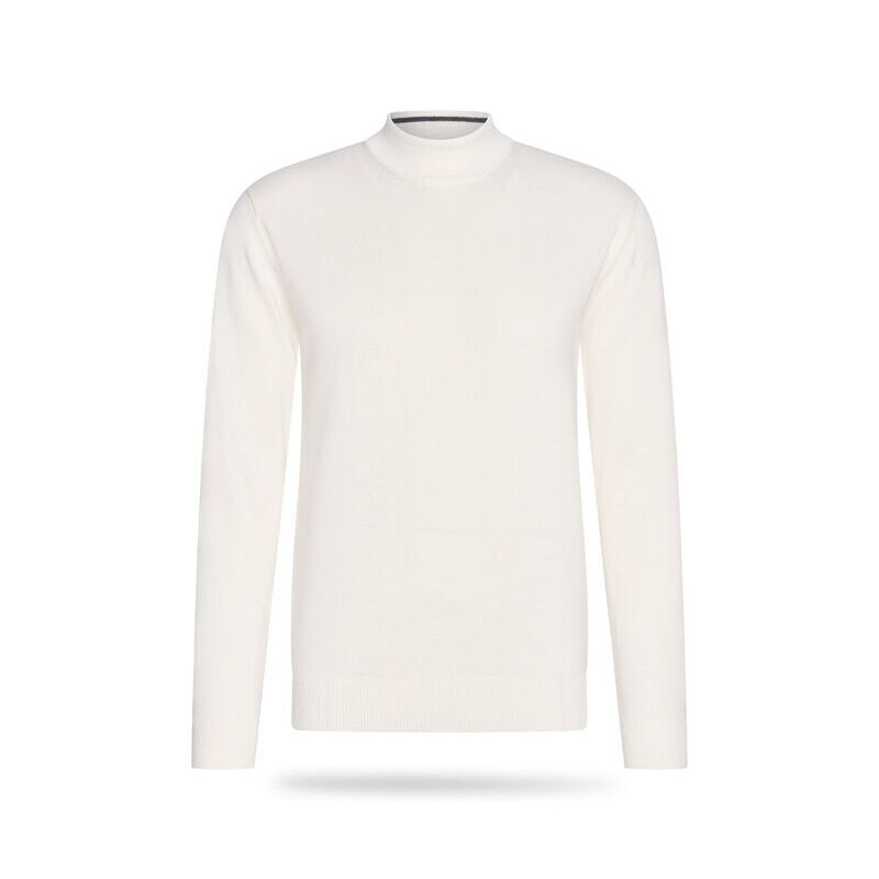 De Cappuccino Kosmo Turtleneck Trui in de kleur gebroken wit. 
