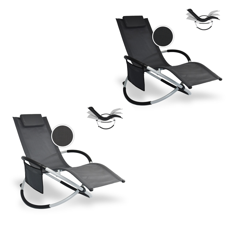 De FlinQ Opvouwbare Loungestoel Aura.
