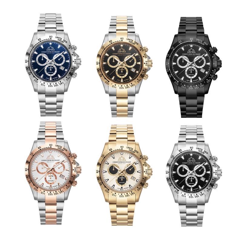 Christophe Duchamp Herenhorloge Grand Mont met alle opties.