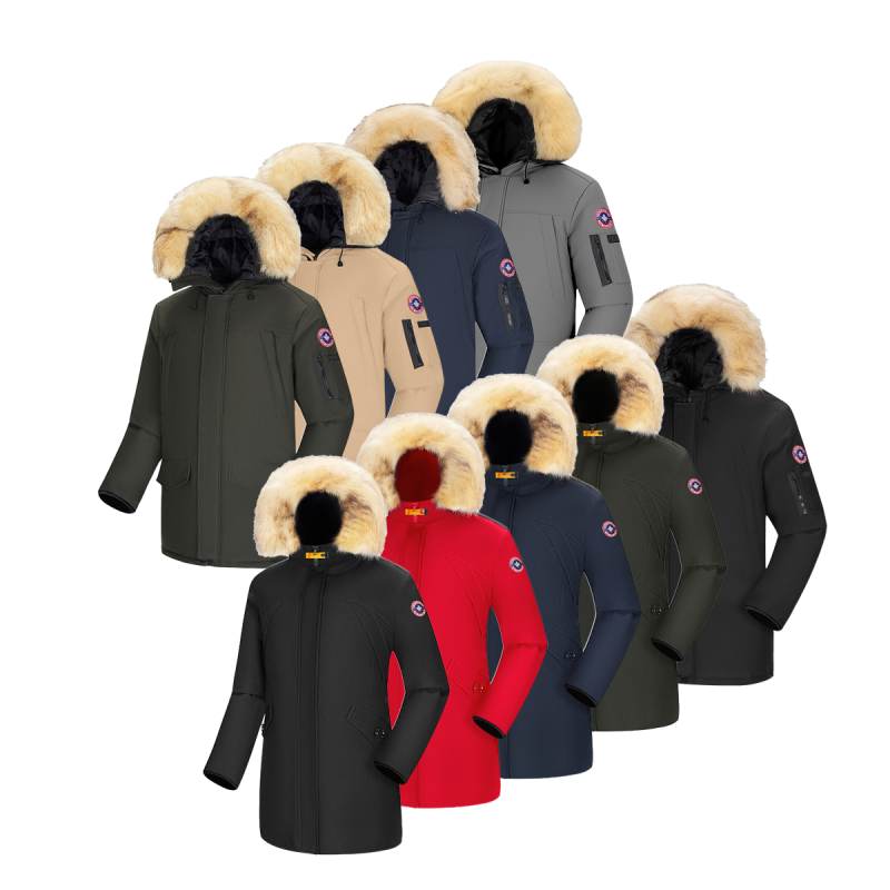 Dames en heren Subprime parkas in alle kleuren opties