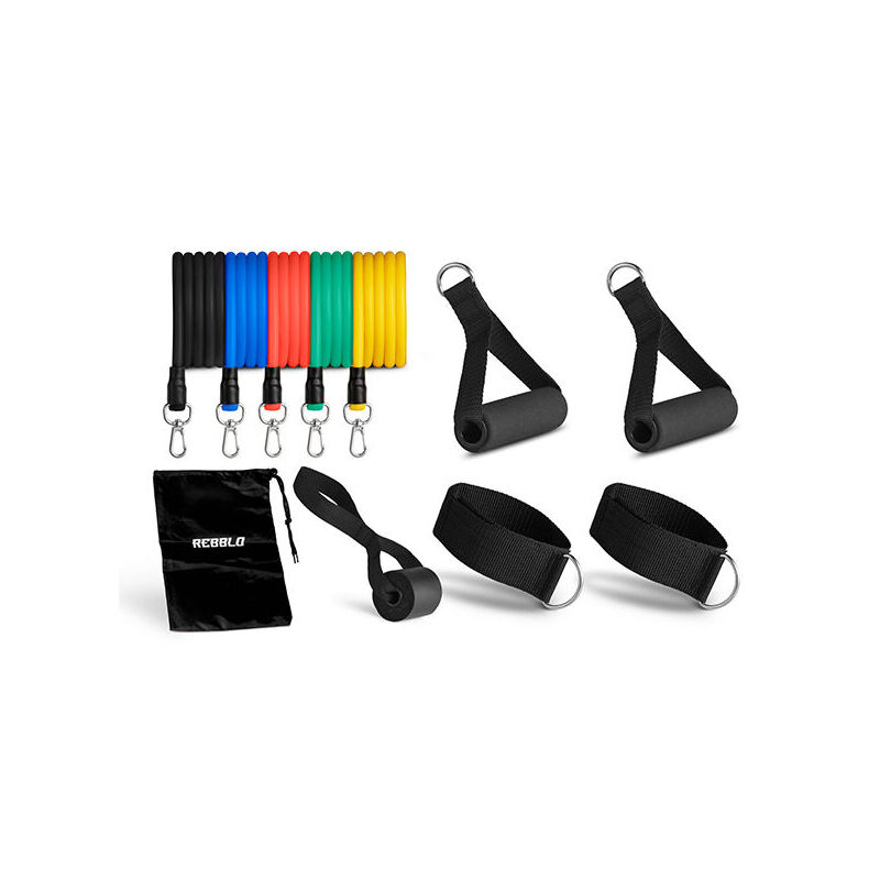 De workoutset komt met bijgeleverd opbergzakje. De workoutset komt met bijgeleverd opbergzakje.