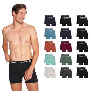 Het 10-Pack Mario Russo Boxers is verkrijgbaar in verschillende kleuren. 