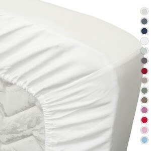 De Ten Cate Katoen Satijnen Hoeslaken zijn verkrijgbaar in 14 verschillende kleuren. 