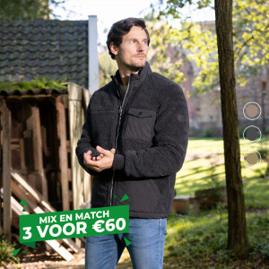 Het Mario Russo Teddy Jacket Stockholm is verkrijgbaar in 3 verschillende kleuren. Er geldt tijdelijk een mix en match actie. 