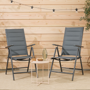 Set van 2 909 Outdoor Premium Tuinstoelen met Padding