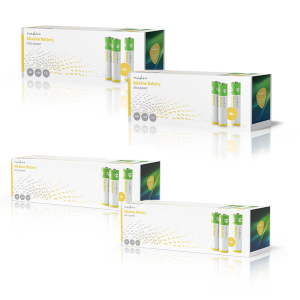 96 x Nedis AA/AAA Alkaline batterijen.