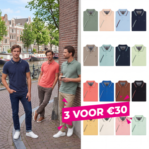 De Mario Russo Edward Polo is een stijlvolle polo welke verkrijgbaar is in verschillende kleuren en maten.