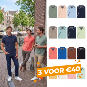 De Mario Russo Edward Polo is een stijlvolle polo welke verkrijgbaar is in verschillende kleuren en maten.