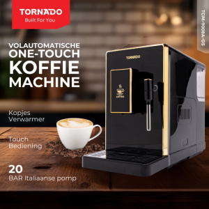Tornado TCM-9008A Volautomatische One Touch Koffiezetapparaat